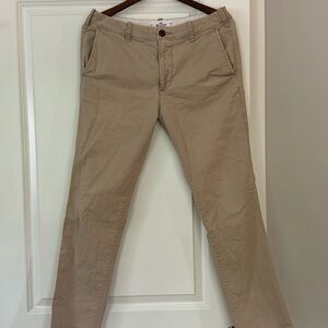 Hollister skinny chino in khaki